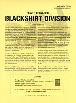 Blackshirt Division boxcover