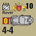 Panzer Grenadier Headquarters Library Unit: Australia Army Rover for Panzer Grenadier game series