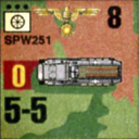 Panzer Grenadier Headquarters Library Unit: Germany Schutzstaffel SPW-251 for Panzer Grenadier game series