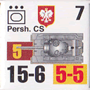 Panzer Grenadier Headquarters Library Unit: Poland Wojska Lądowe Pershing CS for Panzer Grenadier game series