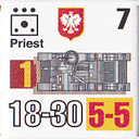 Panzer Grenadier Headquarters Library Unit: Poland Wojska Lądowe Priest for Panzer Grenadier game series