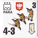 Panzer Grenadier Headquarters Library Unit: Poland Wojska Lądowe PARA for Panzer Grenadier game series