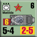 Panzer Grenadier Headquarters Library Unit: Soviet Union Army (RKKA) Matilda II for Panzer Grenadier game series