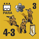 Panzer Grenadier Headquarters Library Unit: Japan Imperial Japanese Army PARA for Panzer Grenadier game series