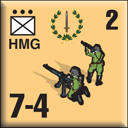 Panzer Grenadier Headquarters Library Unit: Netherlands East Indies Army HMG for Panzer Grenadier game series