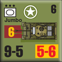 Panzer Grenadier Headquarters Library Unit: United States Army M4 Jumbo for Panzer Grenadier game series