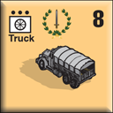 Panzer Grenadier Headquarters Library Unit: Netherlands East Indies Army Truck for Panzer Grenadier game series