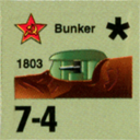Panzer Grenadier Headquarters Library Unit: Soviet Union Army (RKKA) Bunker for Panzer Grenadier game series