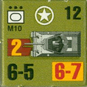Panzer Grenadier Headquarters Library Unit: United States Army M10 for Panzer Grenadier game series