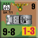 Panzer Grenadier Headquarters Library Unit: Germany Schutzstaffel SK-7/1 for Panzer Grenadier game series