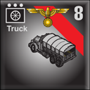 Panzer Grenadier Headquarters Library Unit: Germany Schutzstaffel Truck for Panzer Grenadier game series