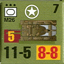 Panzer Grenadier Headquarters Library Unit: United States Army M26 for Panzer Grenadier game series