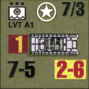 Panzer Grenadier Headquarters Library Unit: United States Army LVT A1 for Panzer Grenadier game series