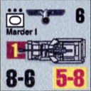 Panzer Grenadier Headquarters Library Unit: Germany Heer Marder I for Panzer Grenadier game series