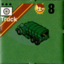 Panzer Grenadier Headquarters Library Unit: Soviet Union Guards Truck for Panzer Grenadier game series
