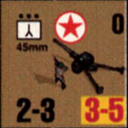 Panzer Grenadier Headquarters Library Unit: North Korea Chosŏn inmin'gun 45mm for Panzer Grenadier game series