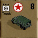 Panzer Grenadier Headquarters Library Unit: North Korea Chosŏn inmin'gun Truck for Panzer Grenadier game series