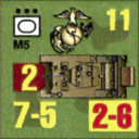 Panzer Grenadier Headquarters Library Unit: United States Marine Corps M5 for Panzer Grenadier game series