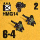 Panzer Grenadier Headquarters Library Unit: Italy Corpo dei Carabinieri Reali HMG14 for Panzer Grenadier game series
