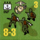 Panzer Grenadier Headquarters Library Unit: United States Marine Corps INF for Panzer Grenadier game series