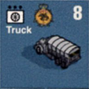 Panzer Grenadier Headquarters Library Unit: Imperial Germany Deutsches Heer Truck for Panzer Grenadier game series