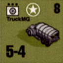 Panzer Grenadier Headquarters Library Unit: United States Army TruckMG for Panzer Grenadier game series