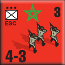 Panzer Grenadier Headquarters Library Unit: France Moroccan Ground Forces ESC for Panzer Grenadier game series