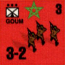 Panzer Grenadier Headquarters Library Unit: France Moroccan Ground Forces GOUM for Panzer Grenadier game series