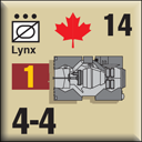 Panzer Grenadier Headquarters Library Unit: Canada Army Lynx for Panzer Grenadier game series