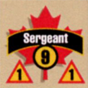 Panzer Grenadier Headquarters Library Unit: Canada Army Sergeant for Panzer Grenadier game series