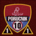 Panzer Grenadier Headquarters Library Unit: Serbia Army Porucnik for Panzer Grenadier game series