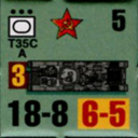 Panzer Grenadier Headquarters Library Unit: Soviet Union Army (RKKA) T-35c for Panzer Grenadier game series