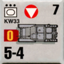 Panzer Grenadier Headquarters Library Unit: Austria Army KW-33 for Panzer Grenadier game series