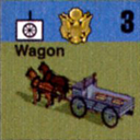 Panzer Grenadier Headquarters Library Unit: United States Army Wagon for Panzer Grenadier game series