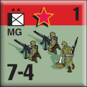 Panzer Grenadier Headquarters Library Unit: Russian Soc Federative Sov Rep Red Army MG for Panzer Grenadier game series