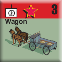 Panzer Grenadier Headquarters Library Unit: Russian Soc Federative Sov Rep Red Army Wagon for Panzer Grenadier game series