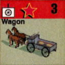 Panzer Grenadier Headquarters Library Unit: Russian Soc Federative Sov Rep Red Army Wagon for Panzer Grenadier game series