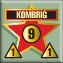 Panzer Grenadier Headquarters Library Unit: Russian Soc Federative Sov Rep Red Army Kombrig for Panzer Grenadier game series