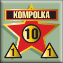 Panzer Grenadier Headquarters Library Unit: Russian Soc Federative Sov Rep Red Army Kompolka for Panzer Grenadier game series