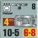 Panzer Grenadier Headquarters Library Unit: Germany Heer Hetzer for Panzer Grenadier game series