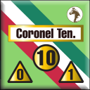 Panzer Grenadier Headquarters Library Unit: Mexico Army Coronel Ten (Cav) for Panzer Grenadier game series