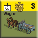 Panzer Grenadier Headquarters Library Unit: United States Army Wagon (Vol) for Panzer Grenadier game series