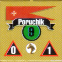 Panzer Grenadier Headquarters Library Unit: Russian Empire Imperial Army Poruchik (Coss) for Panzer Grenadier game series