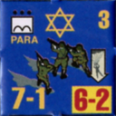 Panzer Grenadier Headquarters Library Unit: State of Israel Army PARA for Panzer Grenadier game series