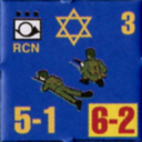 Panzer Grenadier Headquarters Library Unit: State of Israel Army RCN for Panzer Grenadier game series