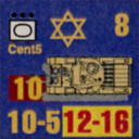Panzer Grenadier Headquarters Library Unit: State of Israel Army Cent5 for Panzer Grenadier game series
