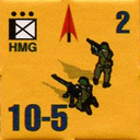 Panzer Grenadier Headquarters Library Unit: United States Army HMG for Panzer Grenadier game series