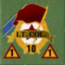 Panzer Grenadier Headquarters Library Unit: Soviet Union Guards Lt. Col. for Panzer Grenadier game series