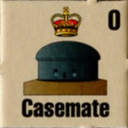 Panzer Grenadier Headquarters Library Unit: Britain Army Casemate for Panzer Grenadier game series