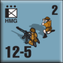 Panzer Grenadier Headquarters Library Unit: United Kingdom Royal Marines HMG for Panzer Grenadier game series